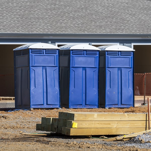 can i customize the exterior of the porta potties with my event logo or branding in Oakfield NY